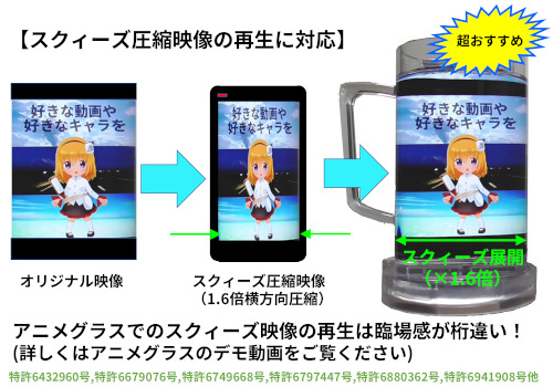 �A�j���O���X�̓X�N�B�[�Y�f���Đ��Ɋ��S�Ή�